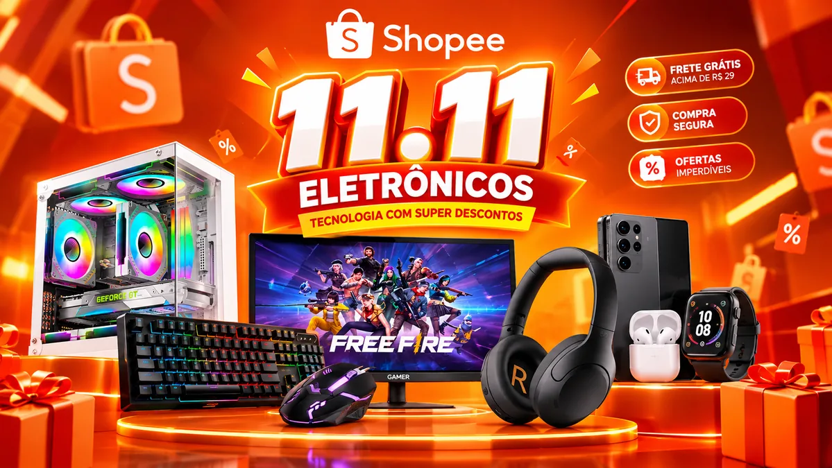 Dicas de Eletrônicos Para Comprar no 11.11 da Shopee