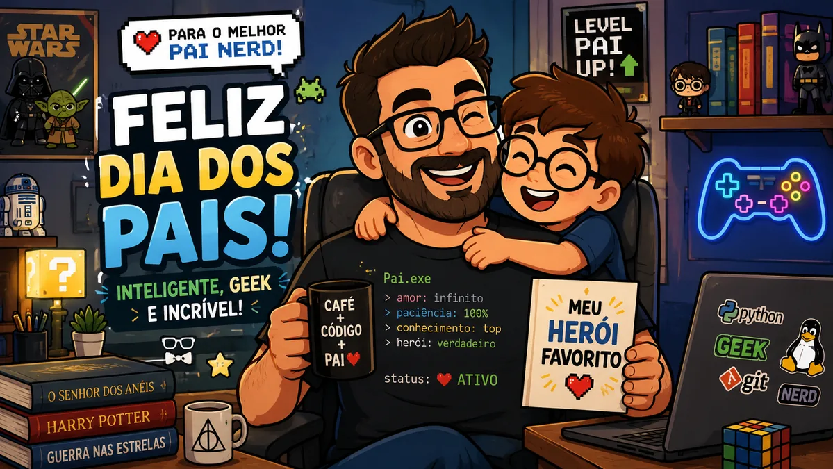 Dicas de Produtos Para Presentear o Pai Nerd no Dia dos Pais