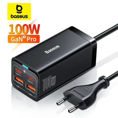 Review: Carregador de Mesa Baseus GaN3 Pro 100W - Um Só Carregador Para o MacBook e o Celular