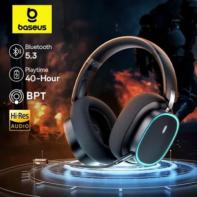 Review: Fone de Ouvido Sem Fio Baseus GH02 - Headset Gamer Bluetooth com 40 Horas de Bateria