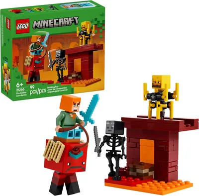 LEGO Minecraft A Batalha de Lava no Nether 21266 (99 Peças)