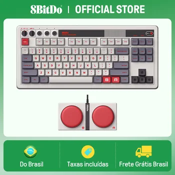 Teclado mecânico retrô 8BitDo